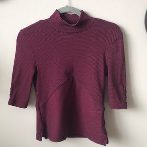 Free People Crop Turtleneck Mockneck